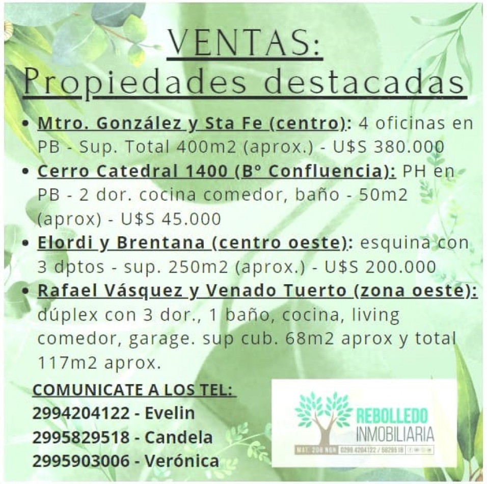 Propiedades en VENTA