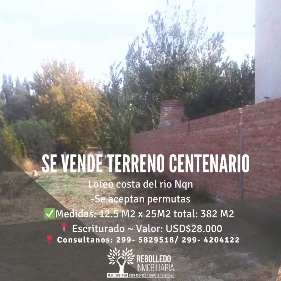 Foto Terreno en Venta en Centenario, Neuquen - U$D 28 - pix101144323 - BienesOnLine